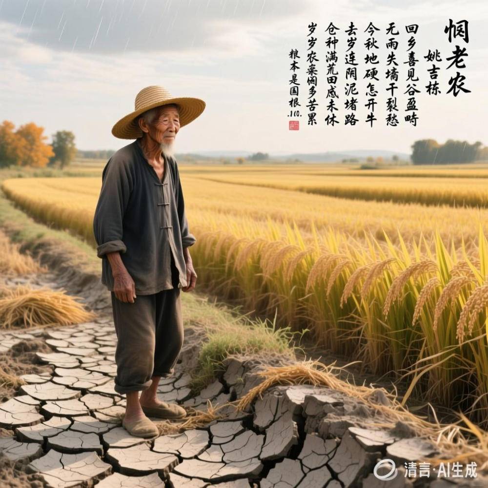 【中国憨派文学】姚吉栋:七律· 悯 老 农(图2)